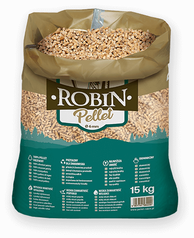 worek pelletu opałowego Robin do kupienia w Zawichoście lub sklepie internetowym